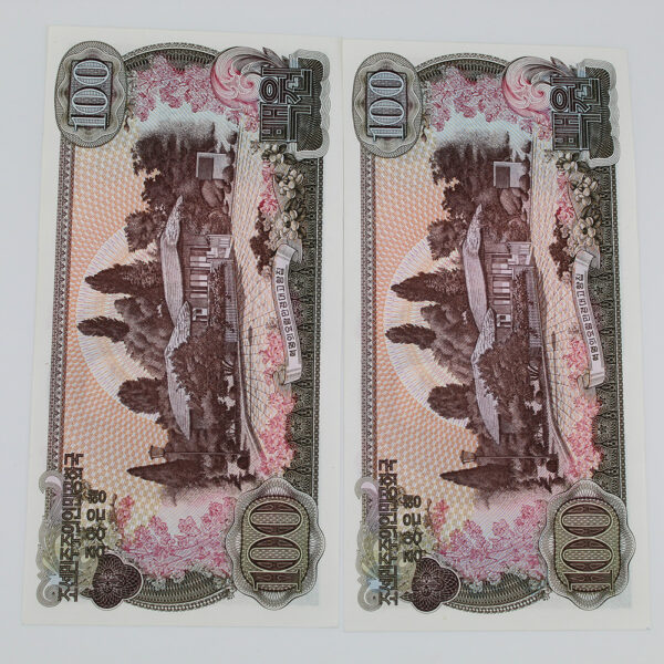 قیمت اسکناس خارجی 100 کره شمالی بانکی