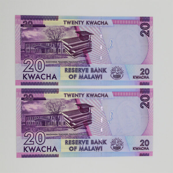 قیمت جفت اسکناس مالاوی 20 کواچا، 2015 | سوپر بانکی