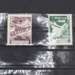 قیمت تمبر افتتاح راه آهن تهران - تبریز 1337 - سری 2 عددی