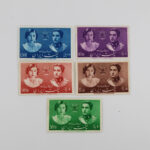 تمبر شاهنشاهی عروسی محمدرضا شاه پهلوی و فوزیه