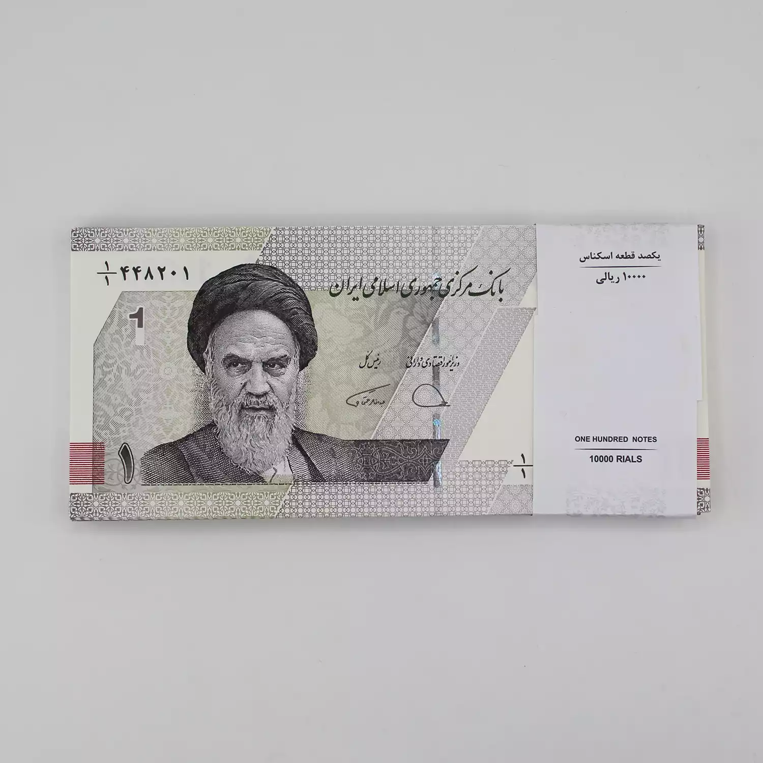 اسکناس 1000 تومانی جدید جمهوری - کسر یک کم - 448201 3 قیمت بسته ۱۰۰۰ تومانی جدید جمهوری کسر یک یکم