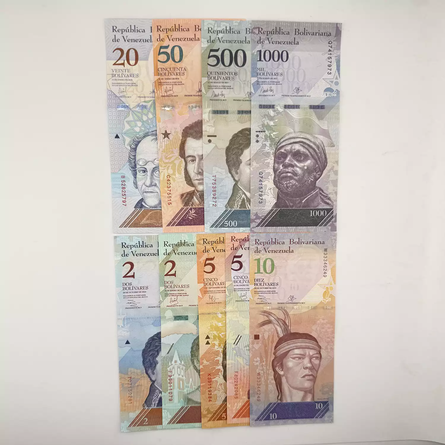 ست اسکناس ونزوئلا - 9 برگ - 74157973 3 ست اسکناس ونزوئلا خارجی 9 برگ