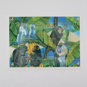 تمبر پستی شامپانزه جمهوری اسلامی