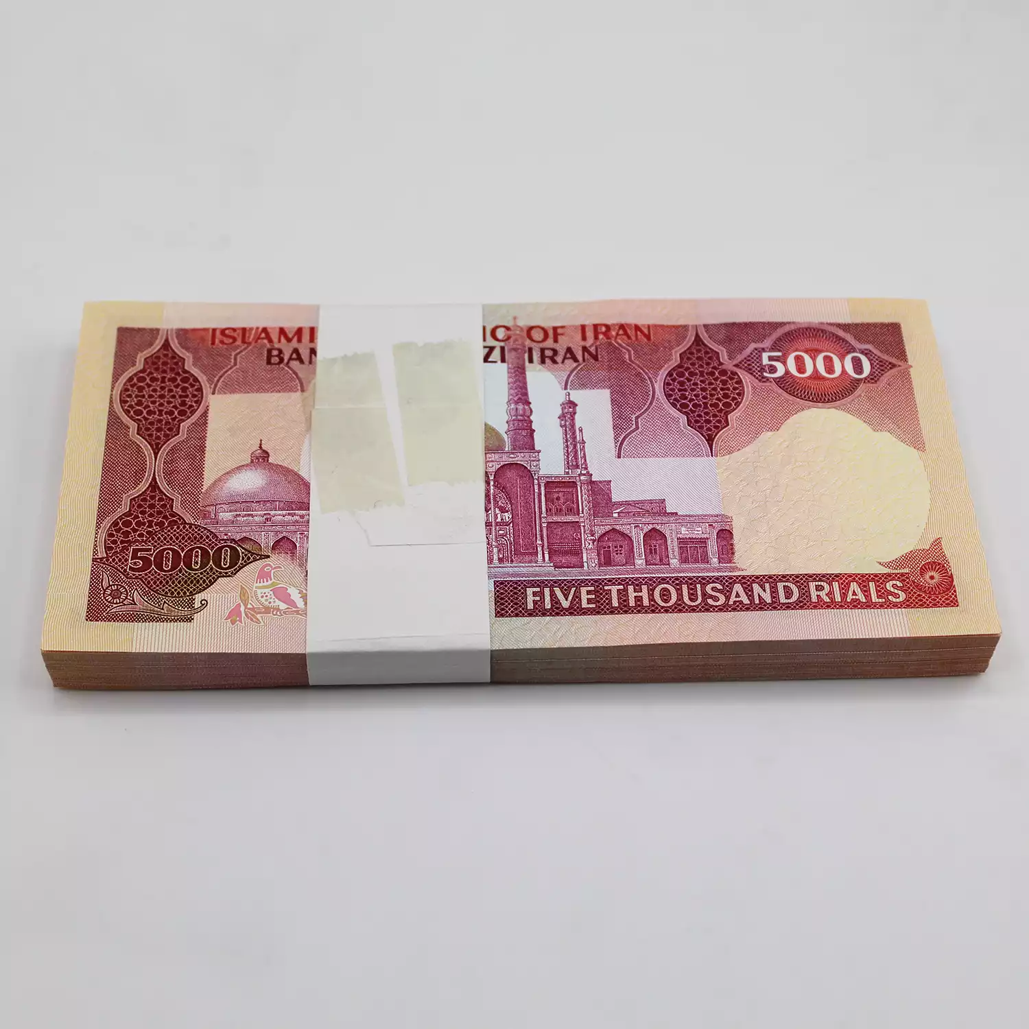 بسته اسکناس ۵۰۰۰ ریالی تظاهراتی جمهوری ایروانی نوربخش سوپر بانکی